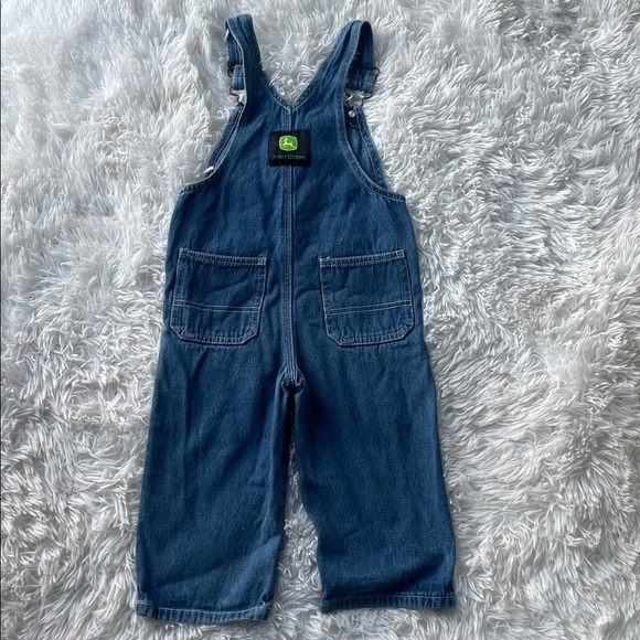 John Deere Kids Classic Blue Denim Overalls - Picture 6 of 7